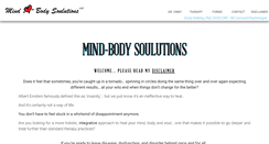 Desktop Screenshot of mind-bodysoulutions.com